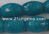 CCN968 15.5 inches 18*25mm faceted drum candy jade beads