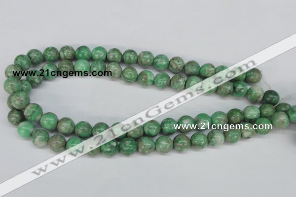 CCO104 15.5 inches 12mm round dyed natural chrysotine beads