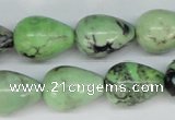 CCO22 15.5 inches 13*18mm teardrop natural chrysotine beads