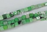 CCO26 15.5 inches 4*4mm cube natural chrysotine beads