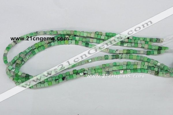 CCO26 15.5 inches 4*4mm cube natural chrysotine beads