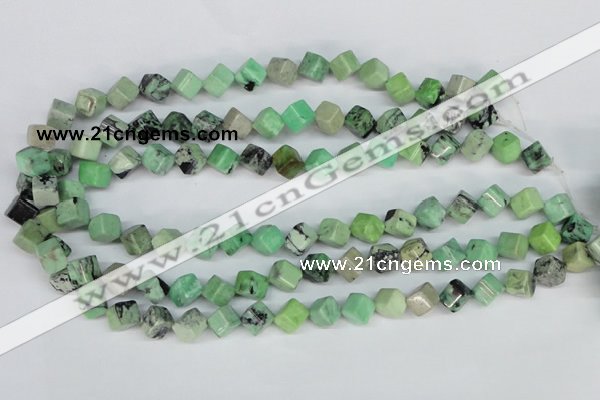 CCO28 15.5 inches 8*8mm cube natural chrysotine beads