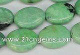 CCO37 15.5 inches 15*20mm oval natural chrysotine beads