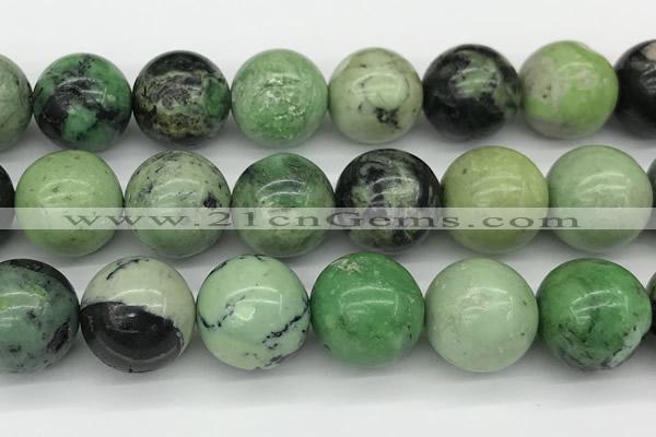 CCO384 15 inches 14mm round chrysotine gemstone beads