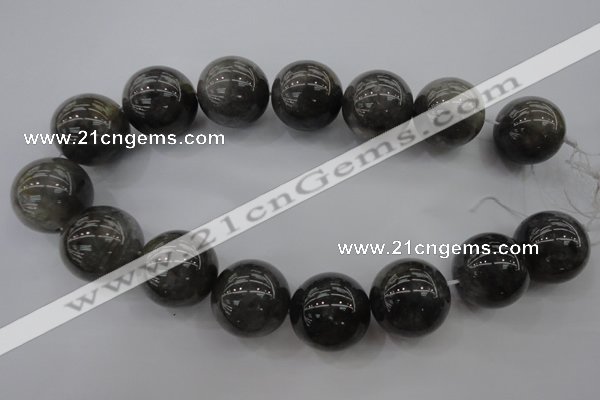 CCQ284 15.5 inches 25mm round cloudy quartz beads wholesale