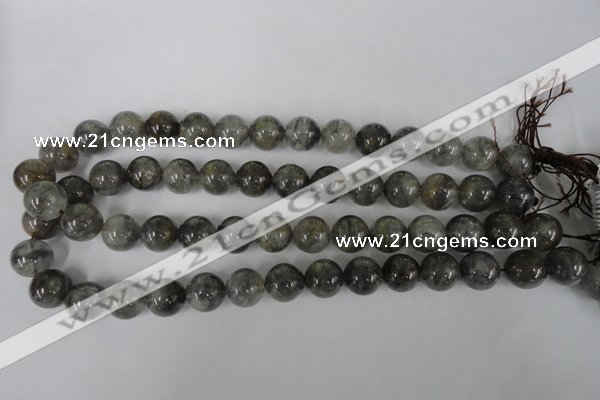 CCQ305 15.5 inches 14mm round cloudy quartz beads wholesale