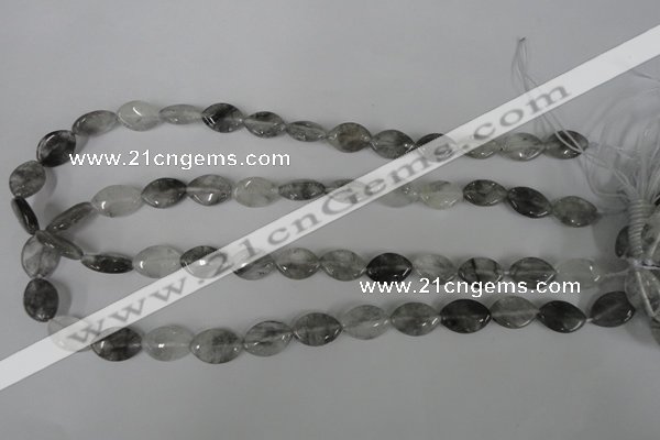 CCQ400 15.5 inches 10*15mm marquise cloudy quartz beads wholesale