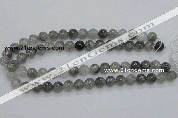 CCQ53 15.5 inches 12mm round cloudy quartz beads wholesale