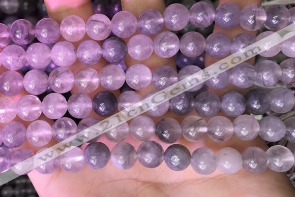 CCQ590 15.5 inches 8mm round cloudy quartz beads wholesale