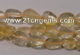 CCR217 15.5 inches 9*12mm nuggets natural citrine gemstone beads