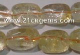 CCR220 15.5 inches 14*23mm nuggets natural citrine gemstone beads