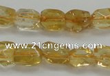 CCR235 15.5 inches 7*9mm nuggets natural citrine gemstone beads