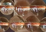 CCR332 15.5 inches 8mm round natural citrine gemstone beads