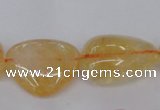 CCR350 15.5 inches 13*18mm - 20*25mm freeform natural citrine beads