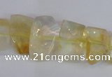 CCR355 15.5 inches 13*18mm - 15*20mm freeform natural citrine beads