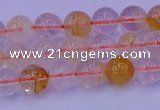 CCR361 15.5 inches 6mm round citrine beads wholesale