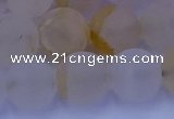 CCR374 15.5 inches 12mm round matte citrine beads wholesale