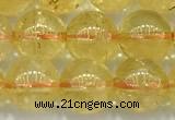 CCR382 15 inches 8mm round citrine beads wholesale