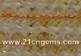 CCR52 15.5 inches 5*8mm faceted rondelle natural citrine beads