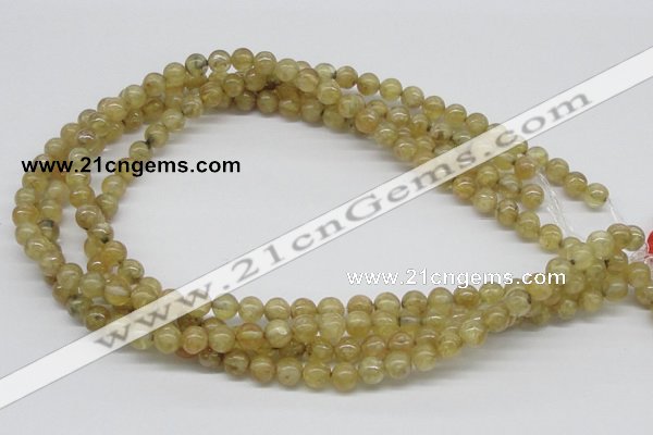 CCR81 15.5 inches 8mm round citrine gemstone beads wholesale