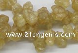 CCR85 15.5 inches 12mm chip citrine gemstone beads wholesale