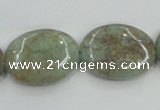 CCS100 15.5 inches 18*25mm oval African chrysocolla beads