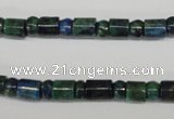 CCS152 15.5 inches 4*6mm rondelle & 6*7mm tube dyed chrysocolla beads