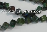 CCS155 15.5 inches 6*6mm cube dyed chrysocolla gemstone beads