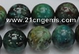 CCS16 15.5 inches 16mm round natural chrysocolla gemstone beads