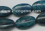 CCS167 15.5 inches 15*25mm oval dyed chrysocolla gemstone beads