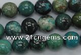 CCS19 15.5 inches 12mm round natural chrysocolla gemstone beads