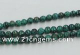 CCS201 15.5 inches 4mm round natural Chinese chrysocolla beads