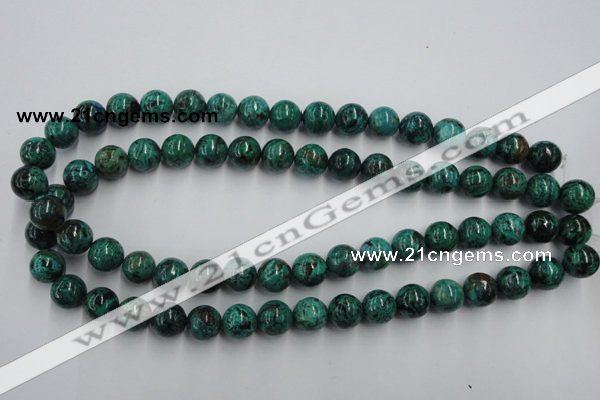 CCS204 15.5 inches 10mm round natural Chinese chrysocolla beads