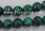 CCS205 15.5 inches 12mm round natural Chinese chrysocolla beads