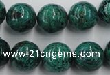 CCS206 15.5 inches 14mm round natural Chinese chrysocolla beads