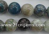 CCS22 15.5 inches 14mm round natural chrysocolla gemstone beads