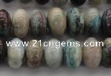 CCS28 15.5 inches 10*16mm rondelle natural chrysocolla gemstone beads