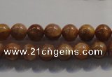 CCS352 15.5 inches 8mm round AB grade natural golden sunstone beads