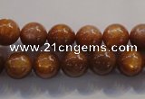 CCS383 15.5 inches 10mm round AAA grade natural golden sunstone beads