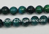 CCS403 15.5 inches 10mm round dyed chrysocolla gemstone beads