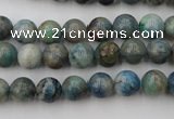 CCS502 15.5 inches 8mm round natural chrysocolla gemstone beads