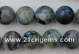 CCS505 15.5 inches 14mm round natural chrysocolla gemstone beads