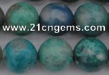 CCS515 15.5 inches 14mm round natural chrysocolla gemstone beads