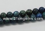 CCS52 16 inches 8mm round dyed chrysocolla gemstone beads wholesale