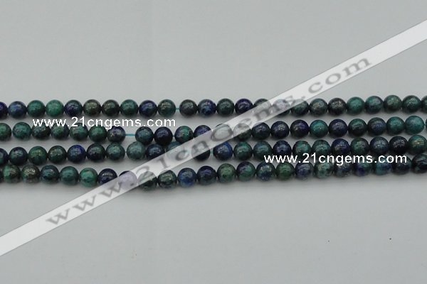 CCS521 15.5 inches 6mm round dyed chrysocolla gemstone beads