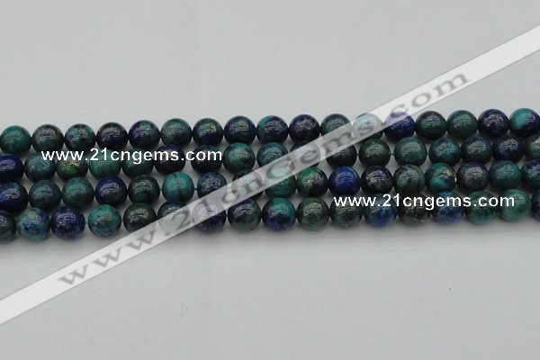 CCS524 15.5 inches 12mm round dyed chrysocolla gemstone beads