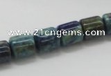 CCS55 16 inches 10*12mm cylinder dyed chrysocolla gemstone beads