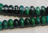 CCS616 15.5 inches 6*10mm rondelle dyed chrysocolla gemstone beads