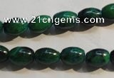 CCS630 15.5 inches 8*12mm rice dyed chrysocolla gemstone beads