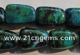 CCS648 15.5 inches 14*20mm nuggets dyed chrysocolla gemstone beads